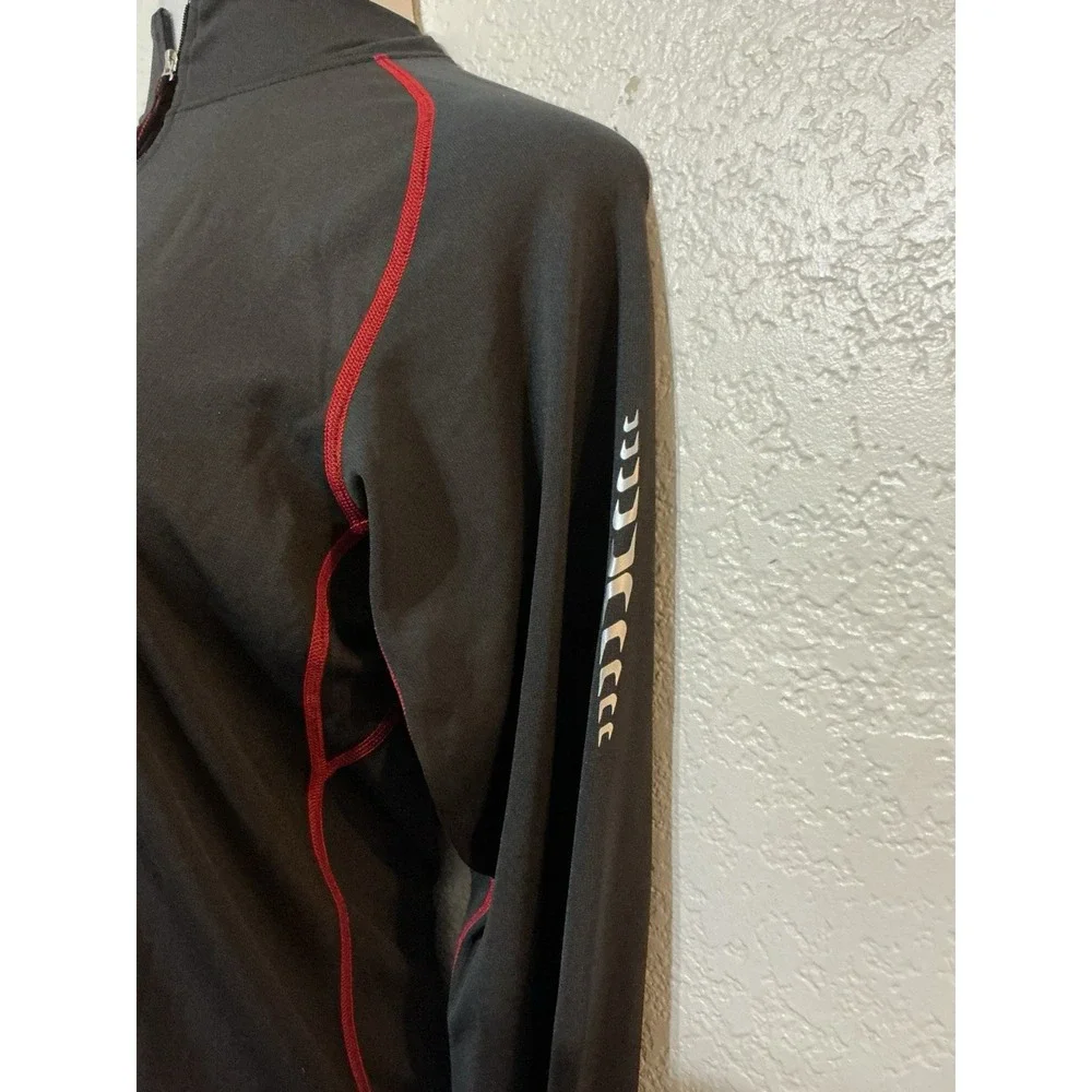 North Face Flight Series Mens M 1/4 Zip Up Black Long Sleeve Shirt